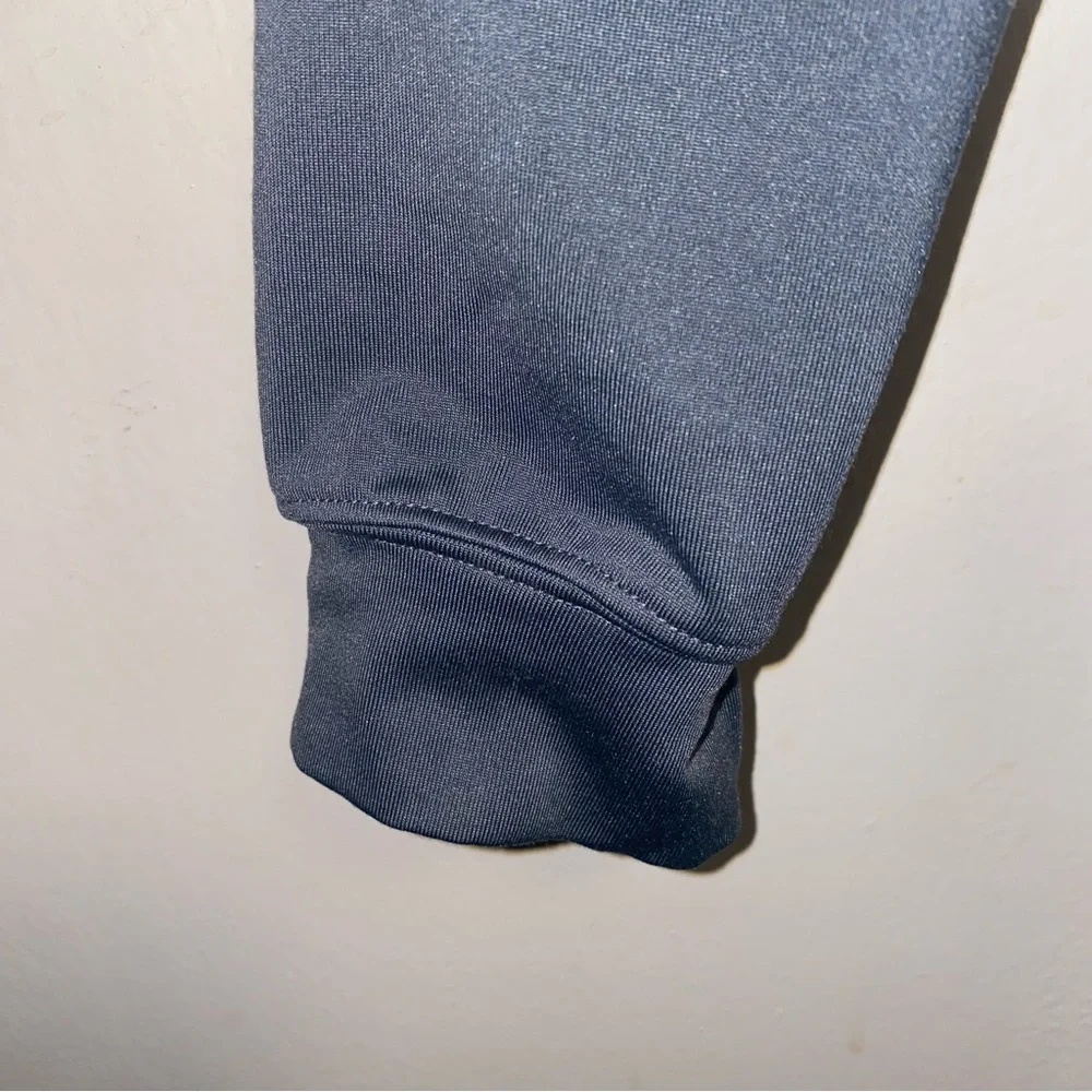Nike Pro Large Fitted Long Sleeve Mock Neck Tee - Gray - Picture 8 of 11